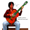 Soporte guitarra Efel Basic Negro