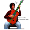 Soporte guitarra Efel Basic Negro