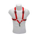 Cordón Saxo BG S-409SH Arnés Hombre Rojo