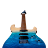 Guitarra Eléctrica Jet JS1000-QTBL Azul Transparente