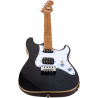 Ukelele Tenor Flight Rock Series Pathfinder Transparent Black Electric