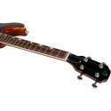 Ukelele Tenor Flight Vanguard Rock Series Transparent Black