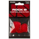 Bolsa 6 Púas Dunlop 570P-138 Nylon Rock Jazz III 1,38