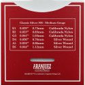 Juego Cuerdas Guitarra Clasica Aranjuez Classic Silver 300