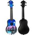 Ukelele Soprano Flight UTS-42 Ultra Travel Series Snow