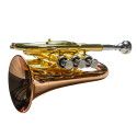Trompeta  Pocket Taylor Collins TCPTR-36 Lacada/Oro rosa