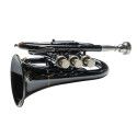 Trompeta  Pocket Taylor Collins TCPTR-13 BK Negra en Sib