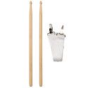 Tambor Junior semi profesional Tucker con bordonera JD-SD05 12"x5.5" Purpura