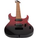 Guitarra Eléctrica Spira 7 Cuerdas S457-TRD Transparent Red