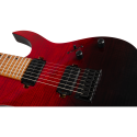 Guitarra Eléctrica Spira 7 Cuerdas S457-TRD Transparent Red