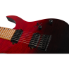 Guitarra Eléctrica Spira 7 Cuerdas S457-TRD Transparent Red