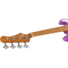 Ukelele Bajo Flight Rock Series Mini Bass Purple