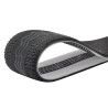 Correa Guitarra o Bajo BG Premium Duo Cuero Blanco y Negro Cocodrilo