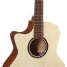 Guitarra Acústica Veelah V1-GACE Cutaway Electrificada para zurdos