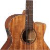 Guitarra Acústica Veelah VGACE-Koa Cutaway Electrificada