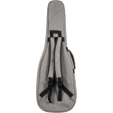 Funda Ukelele Bajo Flight Mini Bass Gris