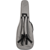 Funda Ukelele Bajo Flight Mini Bass Gris
