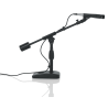 Soporte de micrófono con brazo boom tele