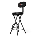Taburete con soporte para guitarra