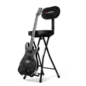 Taburete con soporte para guitarra