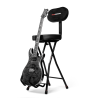 Taburete con soporte para guitarra