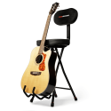 Taburete con soporte para guitarra