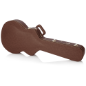 ESTUCHE GUITARRA FORMATO 335/SEMI HOLLOW ""GATOR GW DELUXE"" - MARRON