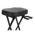 Taburete con soporte para guitarra