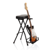 Taburete con soporte para guitarra