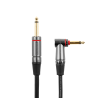Cable de instrumento jack recto/jack acodado (con silent) - 6 m