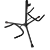 Soporte doble para guitarra con protección de goma