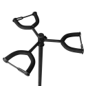 Soporte triple para guitarra con protecc