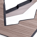 Soporte para guitarra estilo X de madera - Gris