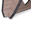 Soporte para guitarra estilo X de madera - Gris