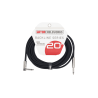 Cable de instrumento jack recto/jack acodado - 6 m