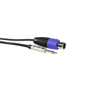 Cable altavoz jack/speakON - 7,5 m
