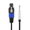 Cable altavoz jack/speakON - 15 m