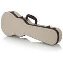 ESTUCHE UKELELE CONCERT ""GATOR GW DELUXE"" - BEIGE