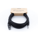 Cable de audio jack XLR/mono hembra de 5 m