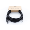 Cable de audio jack XLR/mono hembra de 5 m