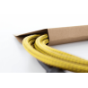 Cable de guitarra jack recto/acodado tweed 3m amarillo