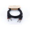 Cable de audio doble mono jacks 3 m