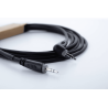 Cable de audio minijack estéreo recto/acodado de 50 cm
