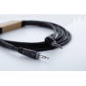 Cable de audio minijack estéreo recto/acodado de 50 cm