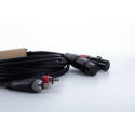 Cable de audio doble XLR/RCA hembra de 1,5 m