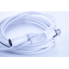 Cable de micrófono XLR 10 m blanco