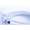 Cable de micrófono XLR 10 m blanco