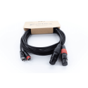 Cable de audio doble XLR/RCA hembra 3 m