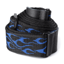 CORREA GUIT/BAJO JACQUARD - AZUL FLAMEADO