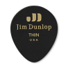PACK 12 PÚAS GENUINE CELLULOID TEARDROP NEGRO - THIN